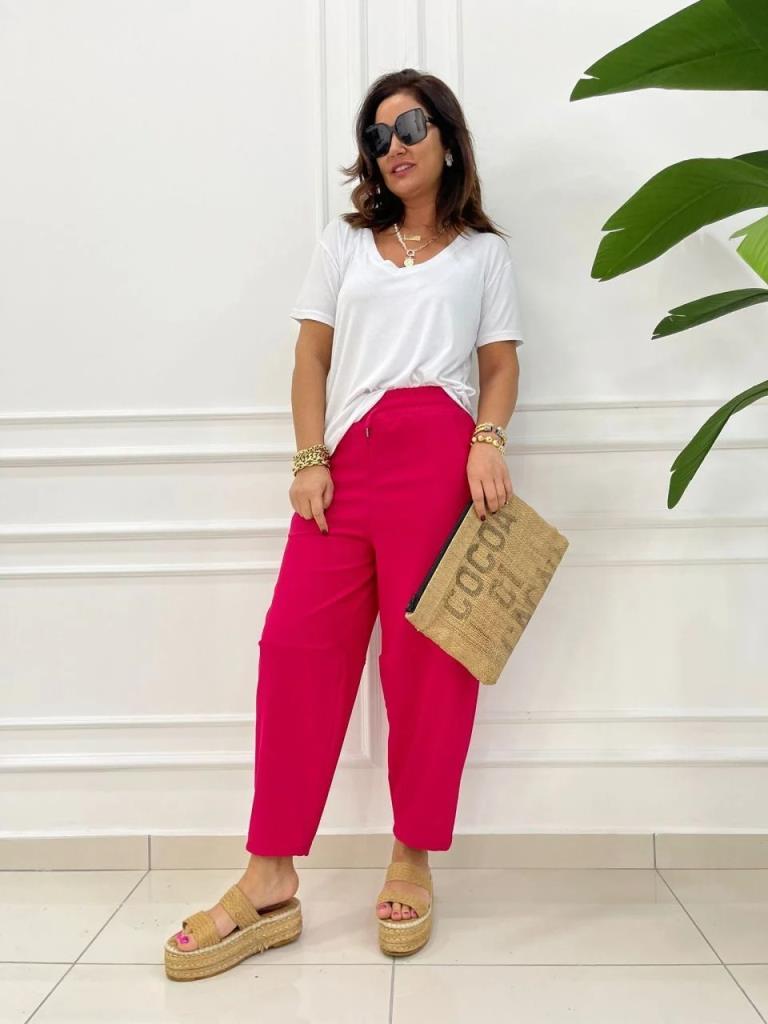 Amon Kadın Pembe Pantolon