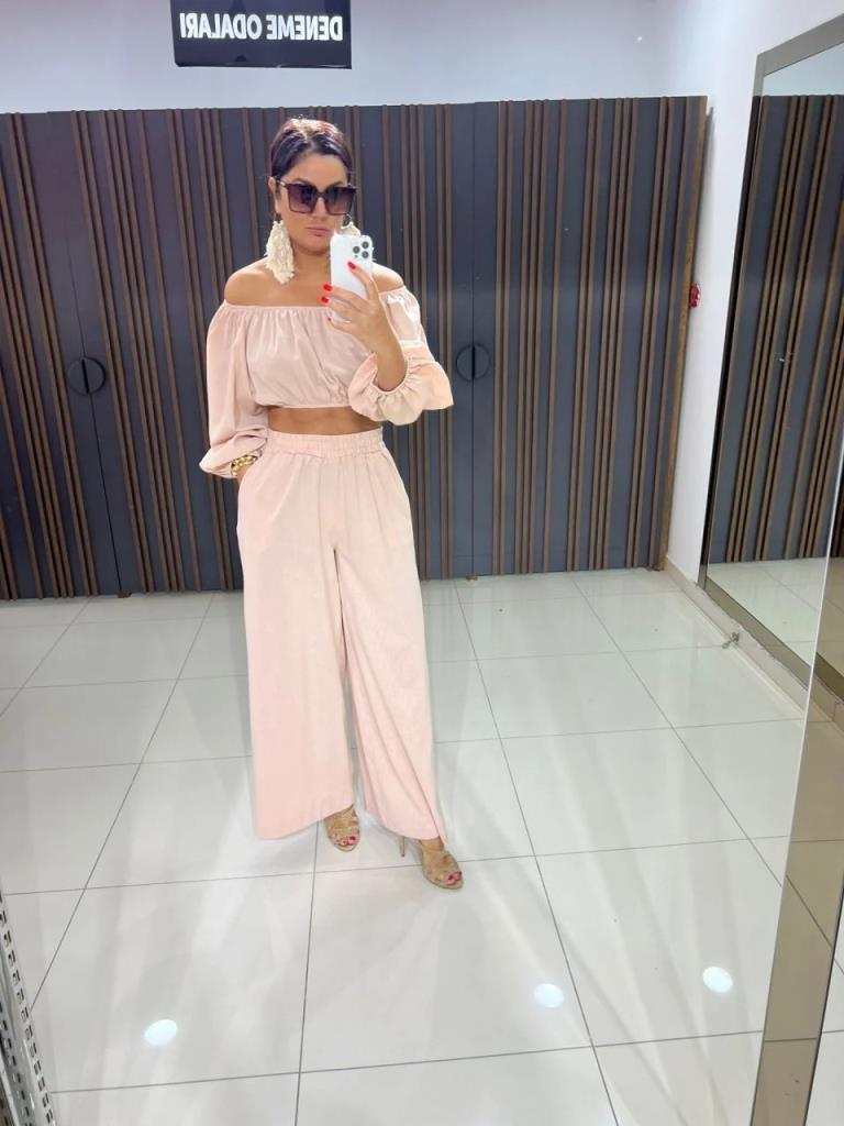 Arley Kadın Bej Takım