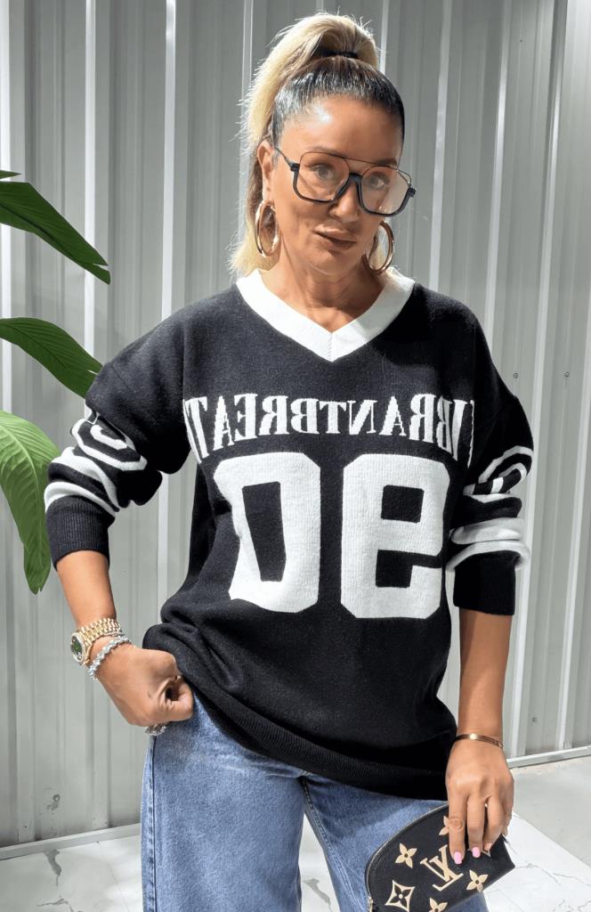 Breath Oversize Kazak Siyah