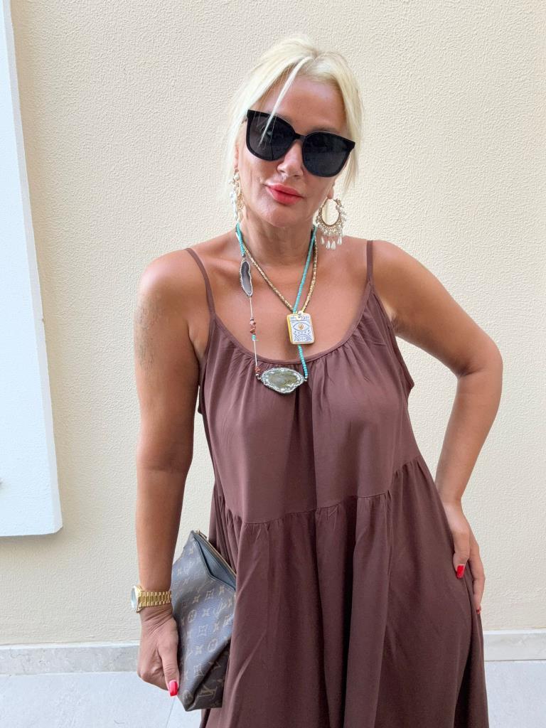 Capy Kahverengi Elbise