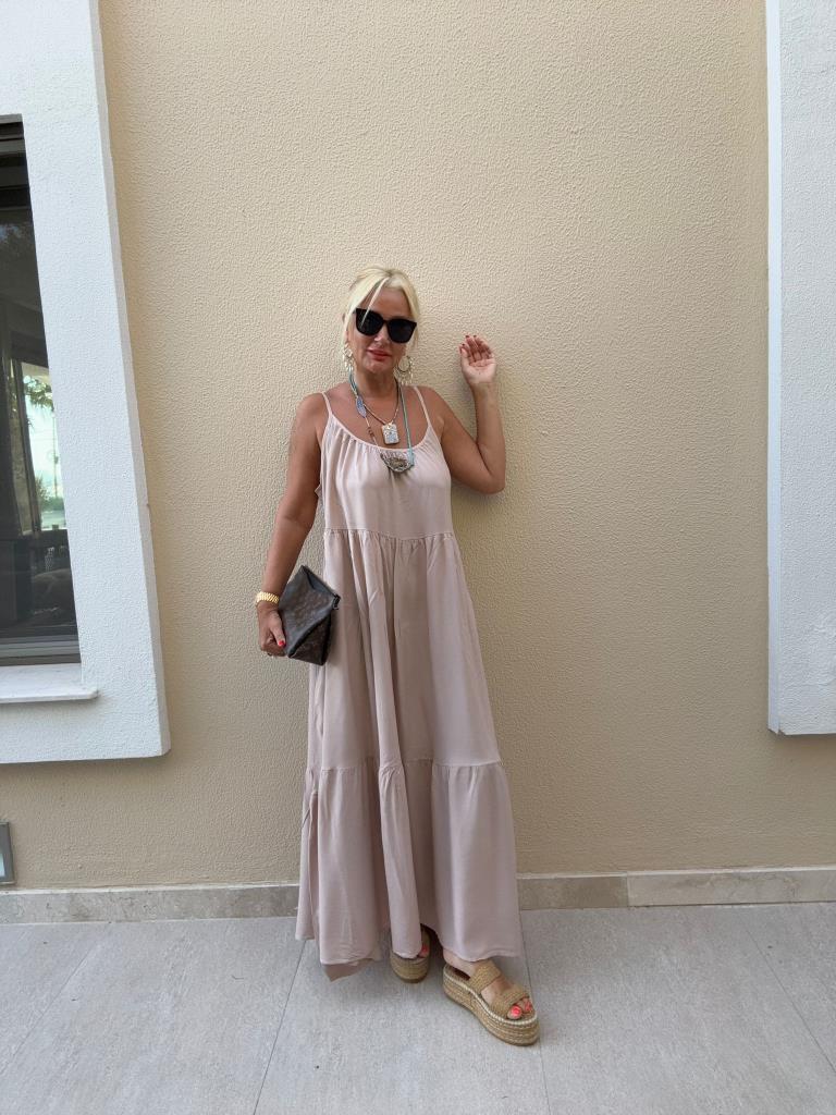 Capy Taş Rengi Elbise