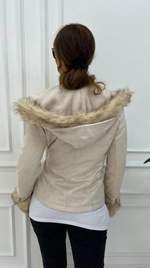 Carel Kadın Taş Rengi Mont