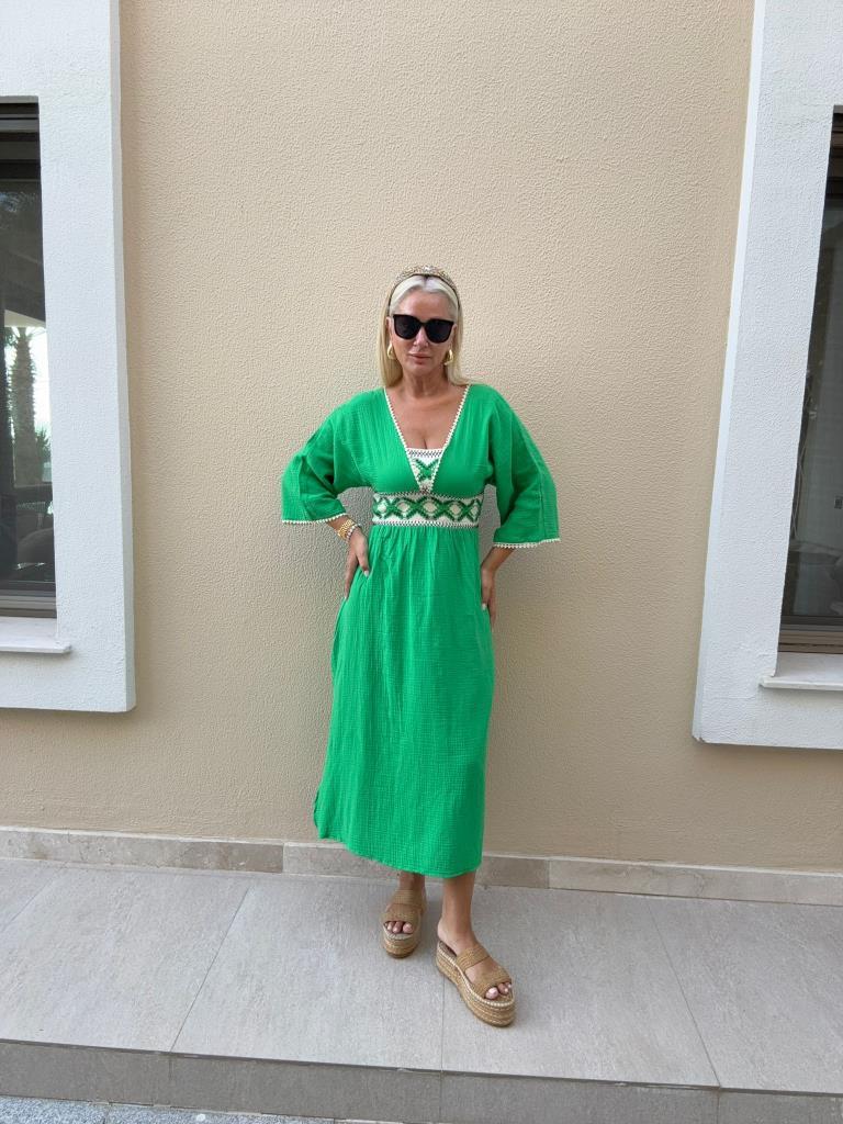 Carioca Kadın Yeşil Elbise