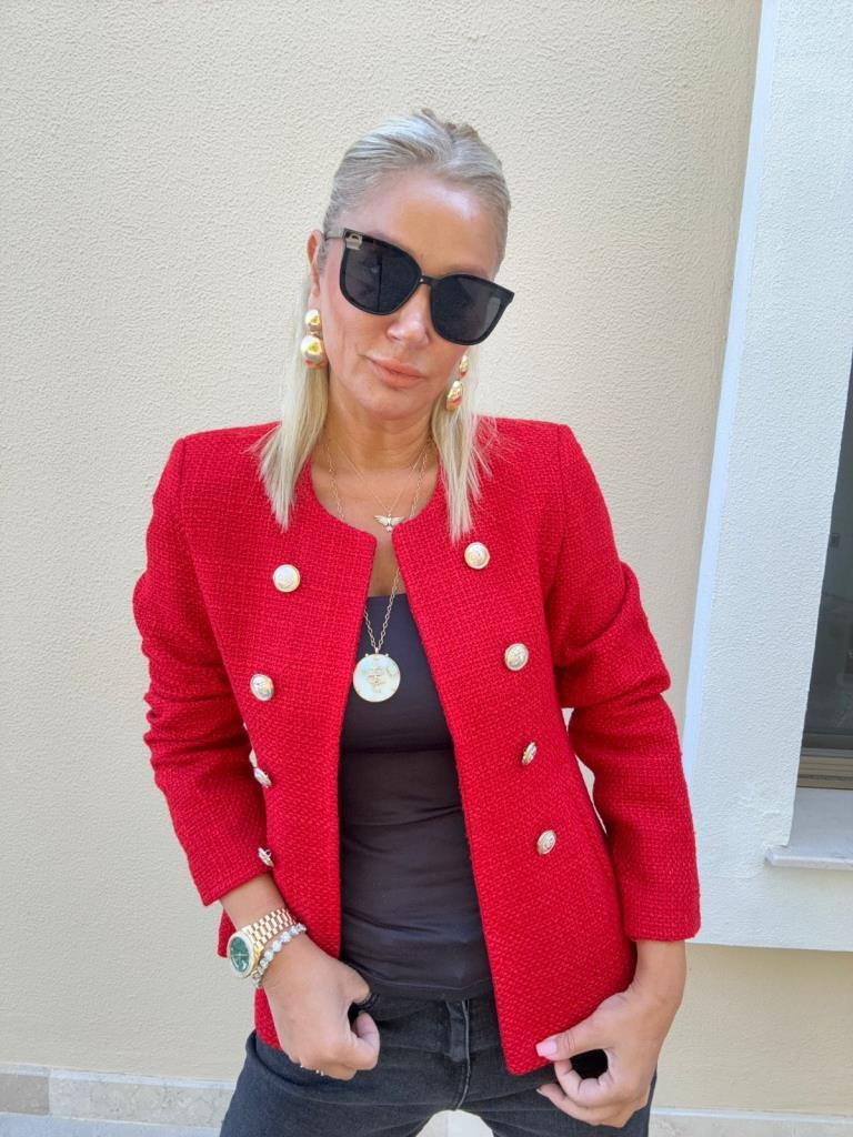 Celca Kırmızı Blazer