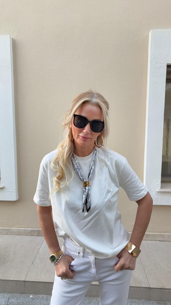 Chic Scard Ekru Tişört