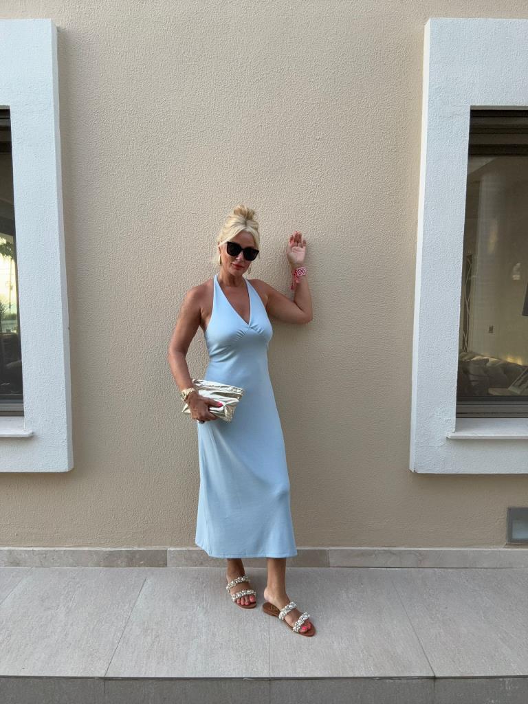 Dorf Bebe Mavi Elbise