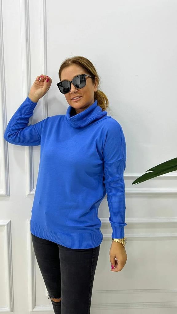 Gesa Kadın Mavi Triko