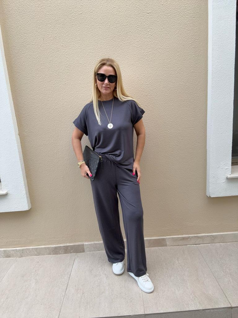 Jeka Antrasit Taşlı Takım