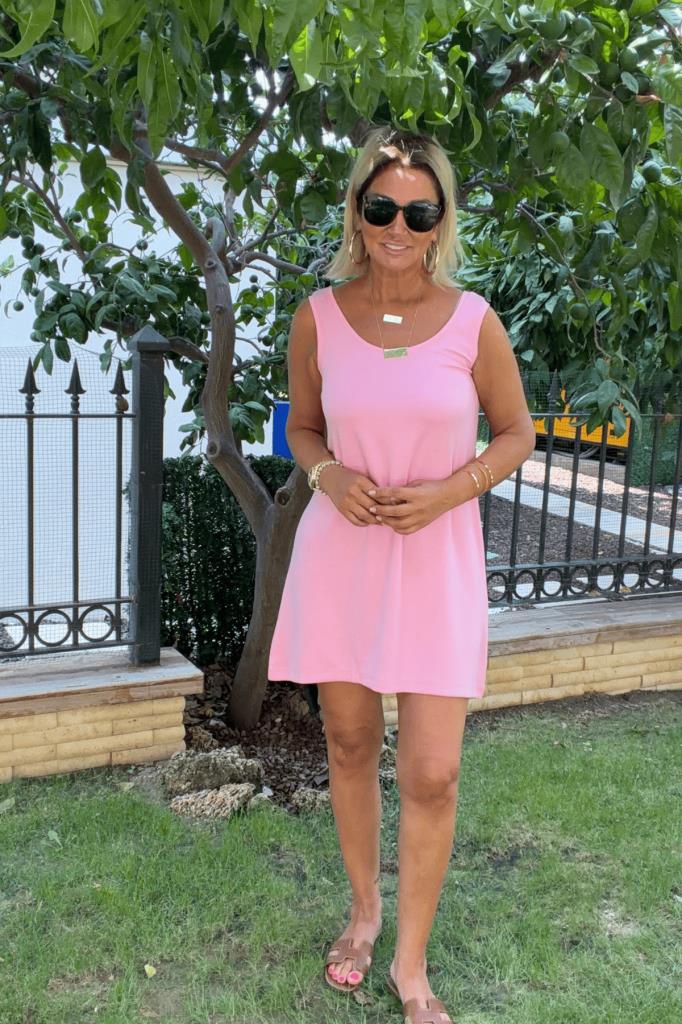 Leliva Pembe Elbise