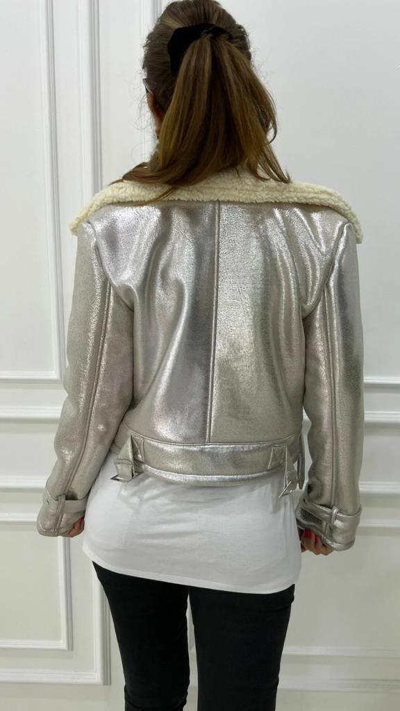 Lissa Kadın Gümüş Rengi Mont