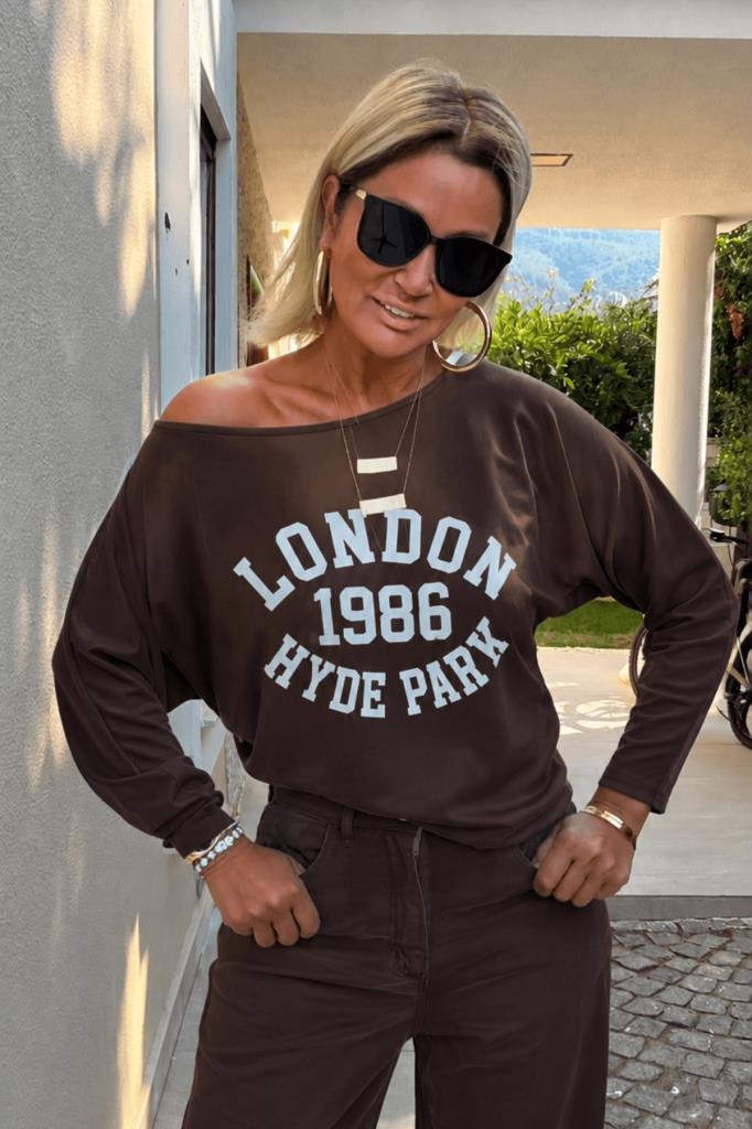 London Kahve Sweatshirt