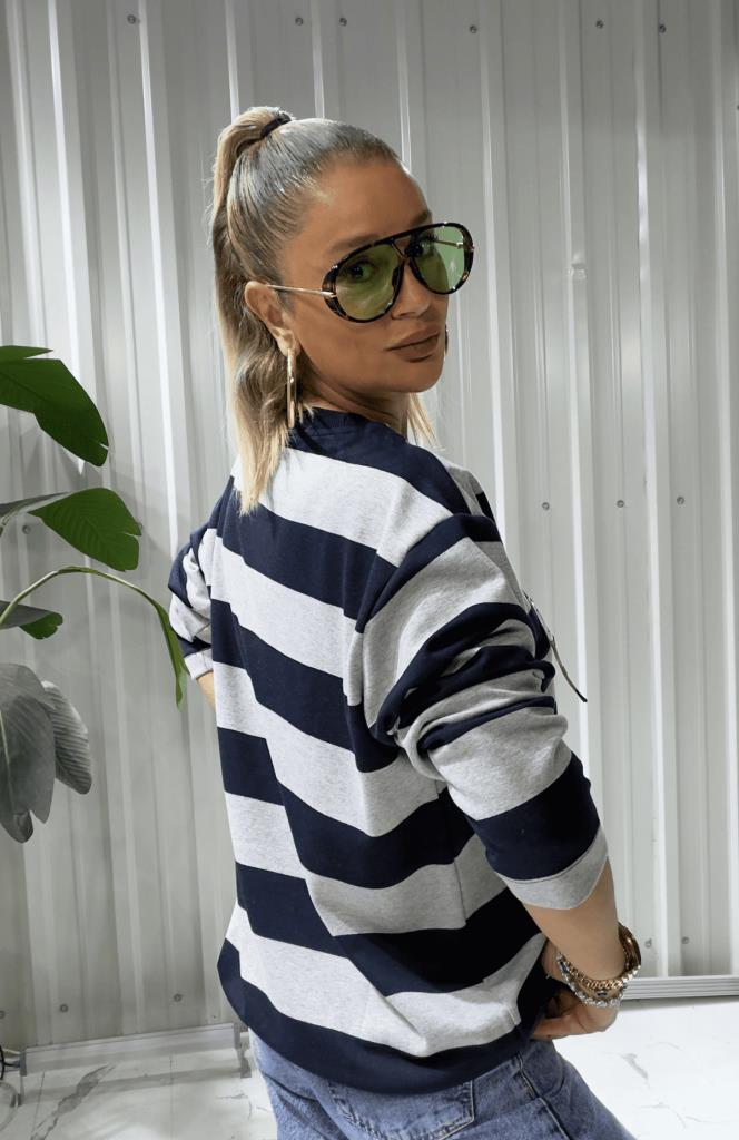 Lorista Sweat-Shırt Lacivert Gri