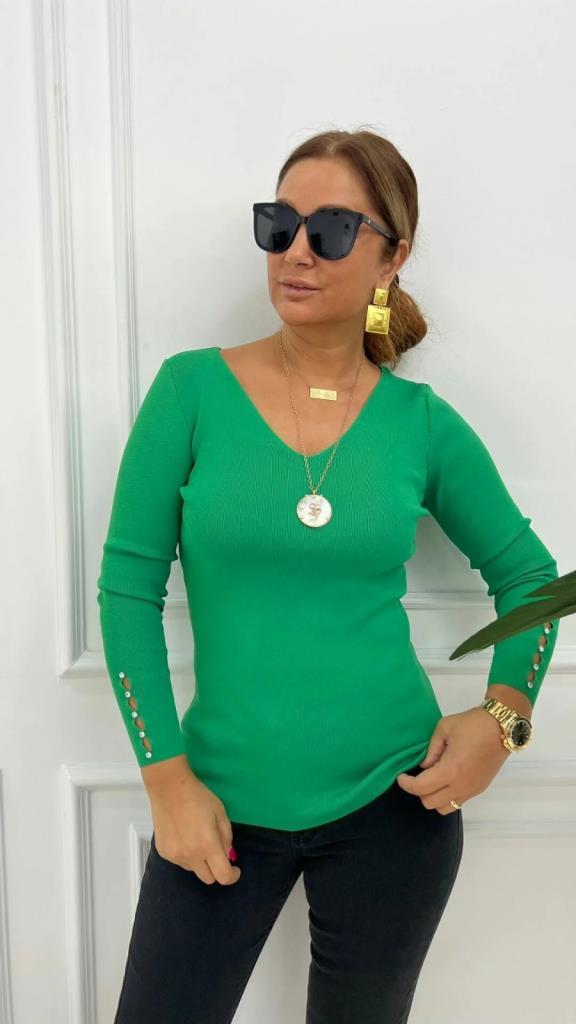 Lowen Kadın Yeşil Triko