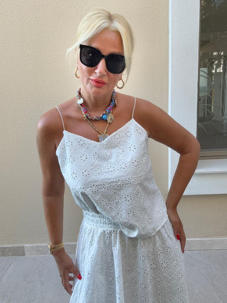 Lupie Ekru Fisto Etekli Takım