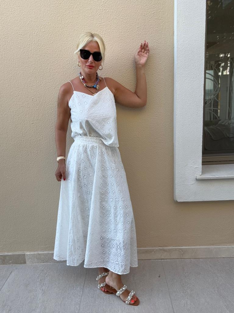 Lupie Ekru Fisto Etekli Takım