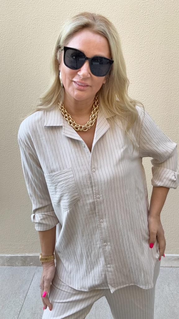 Maky Kadın Taş Rengi Takım