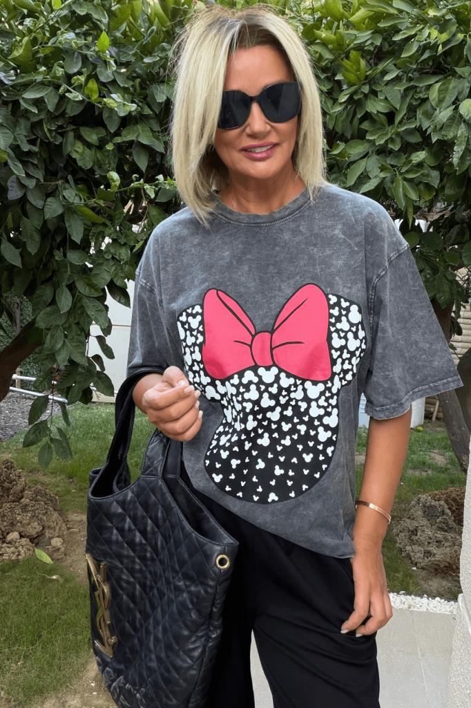 Miny Oversize Tshirt Antrasit