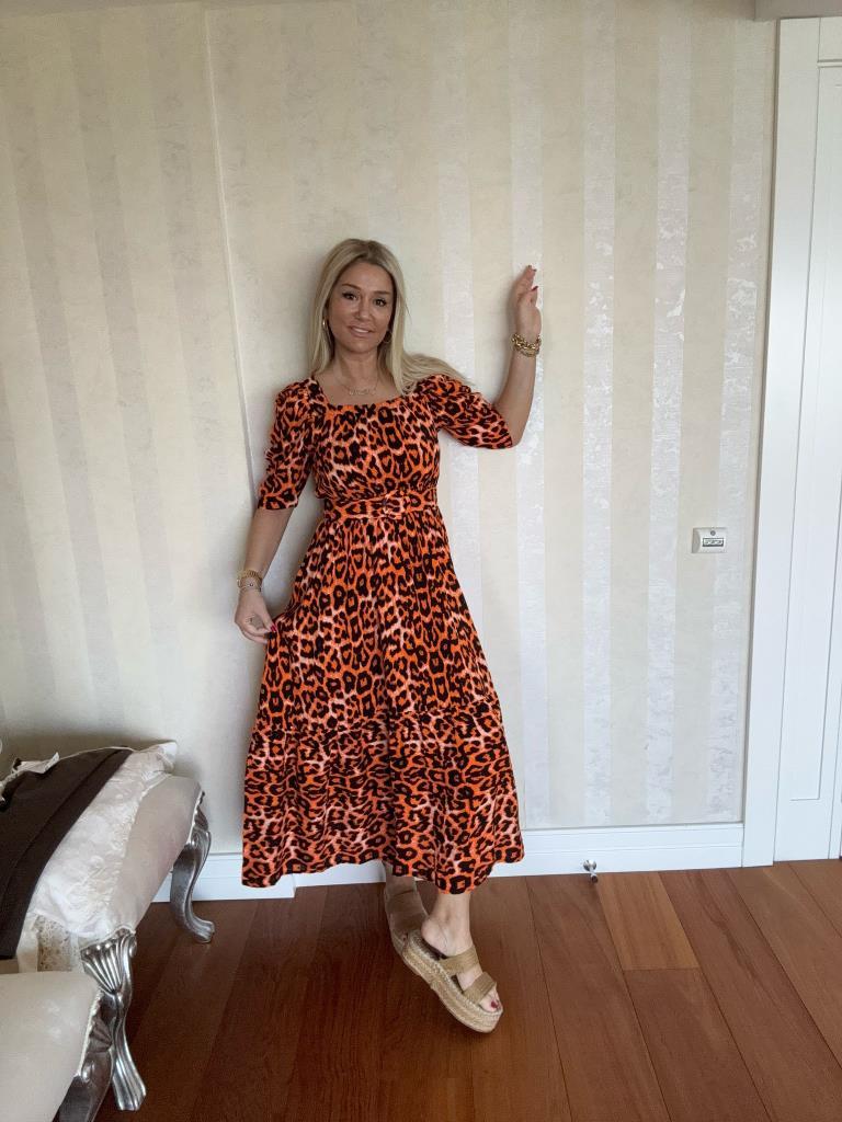 Mover Turuncu Elbise