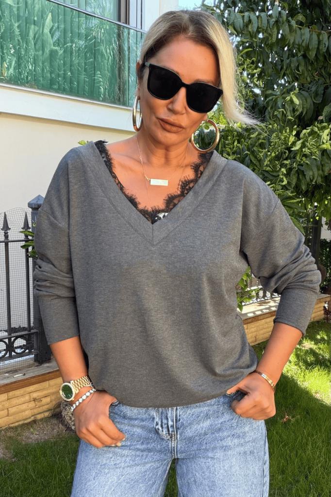 Paris Lace Dantelli Modal Triko