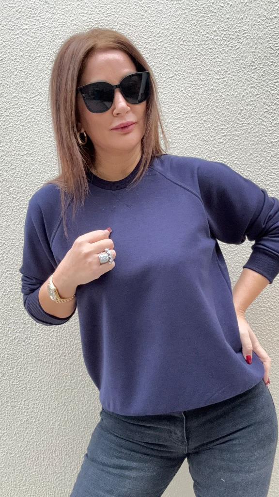 Peska Lacivert Sweat