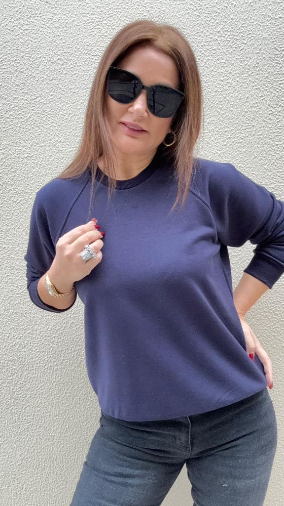 Peska Lacivert Sweat