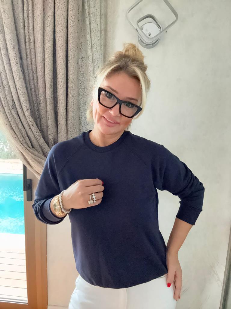 Peska Lacivert Sweat