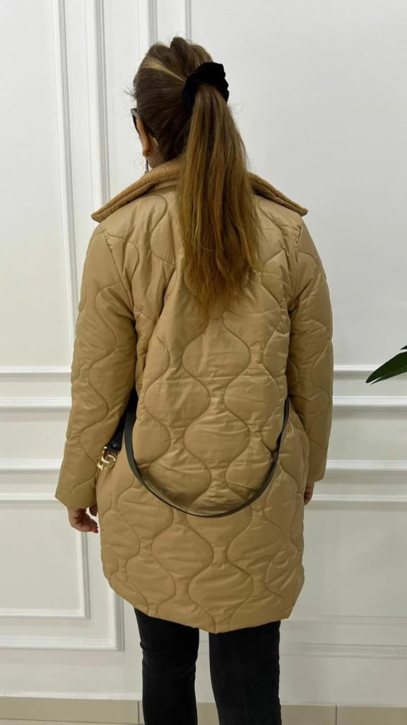 Ping Kadın Camel Mont