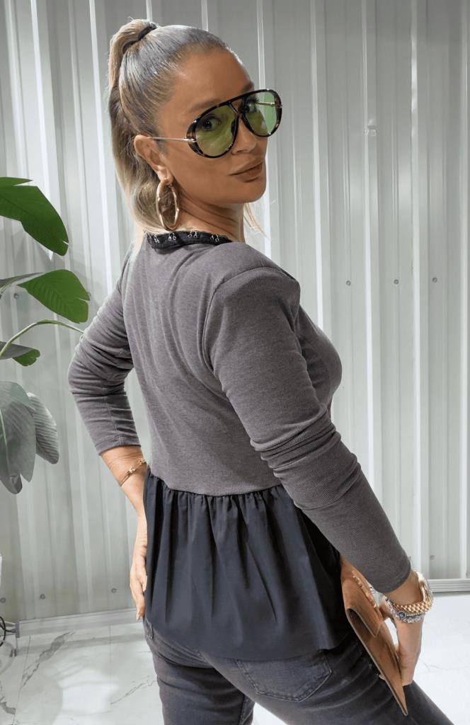 Rasela İthal Modal Bluz Kahve