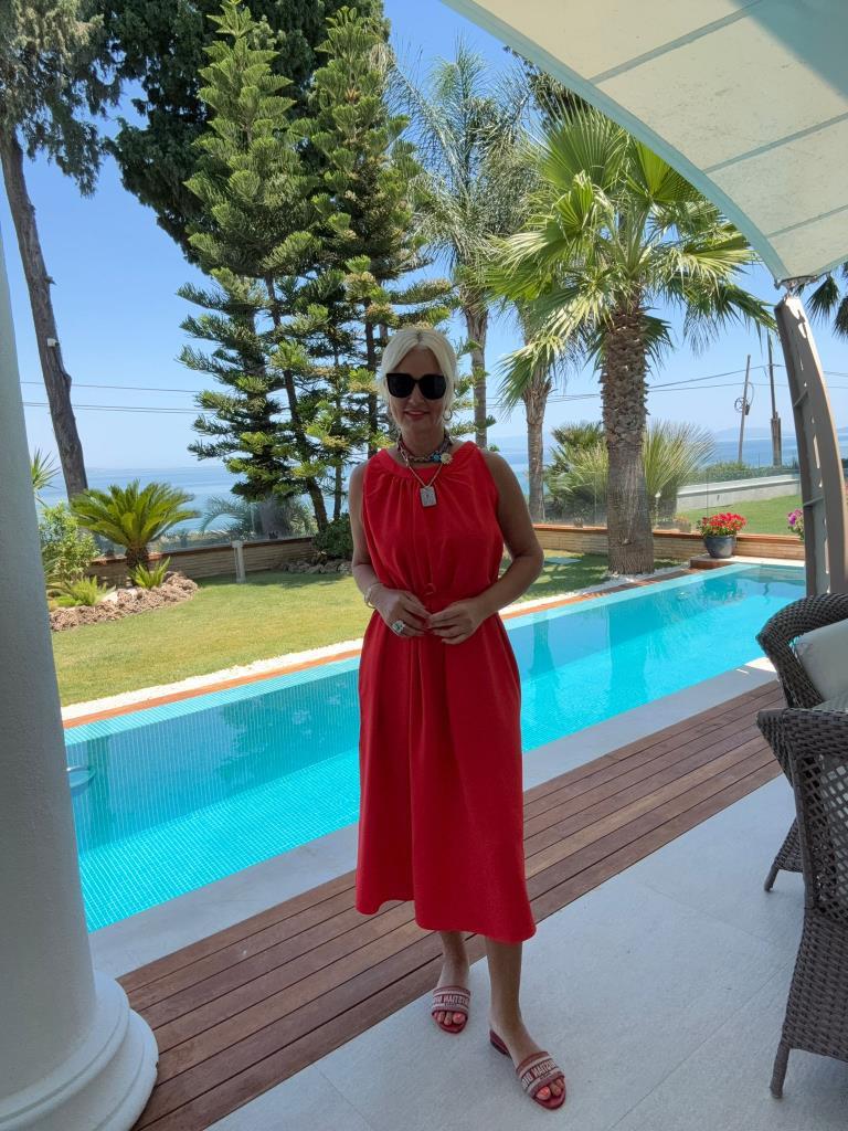 Rofla Kırmızı Elbise