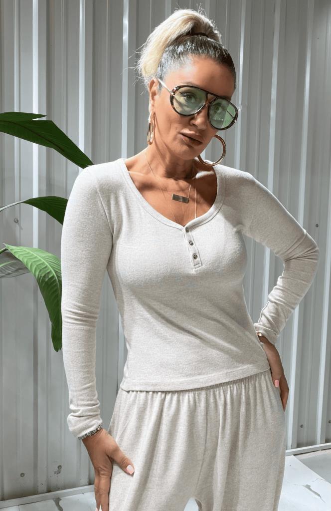 Rufy İthal Modal Yumoş Takım Bej