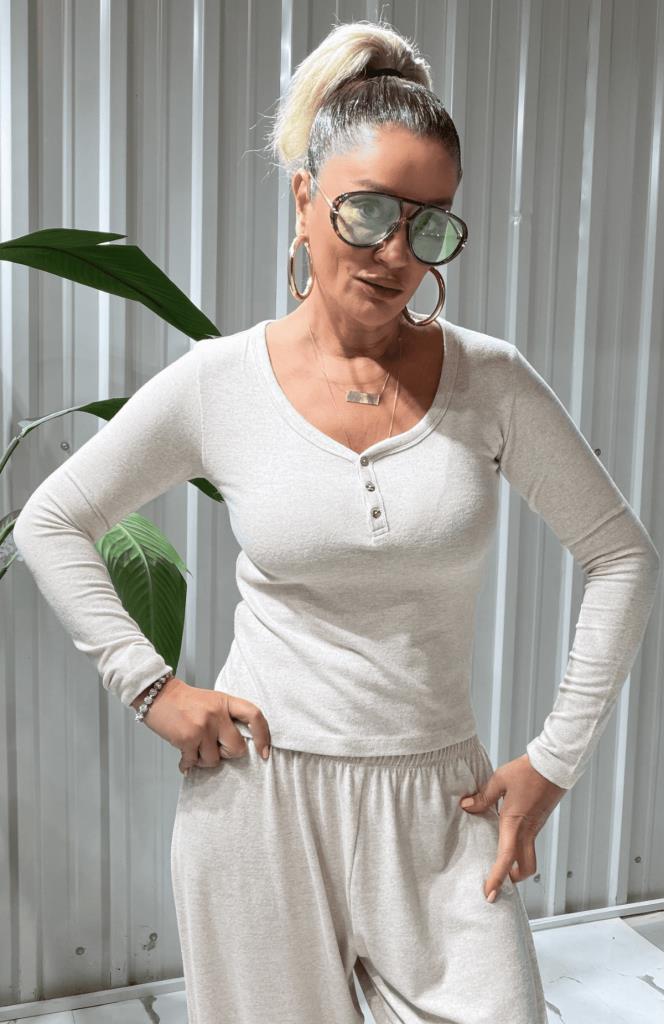 Rufy İthal Modal Yumoş Takım Bej