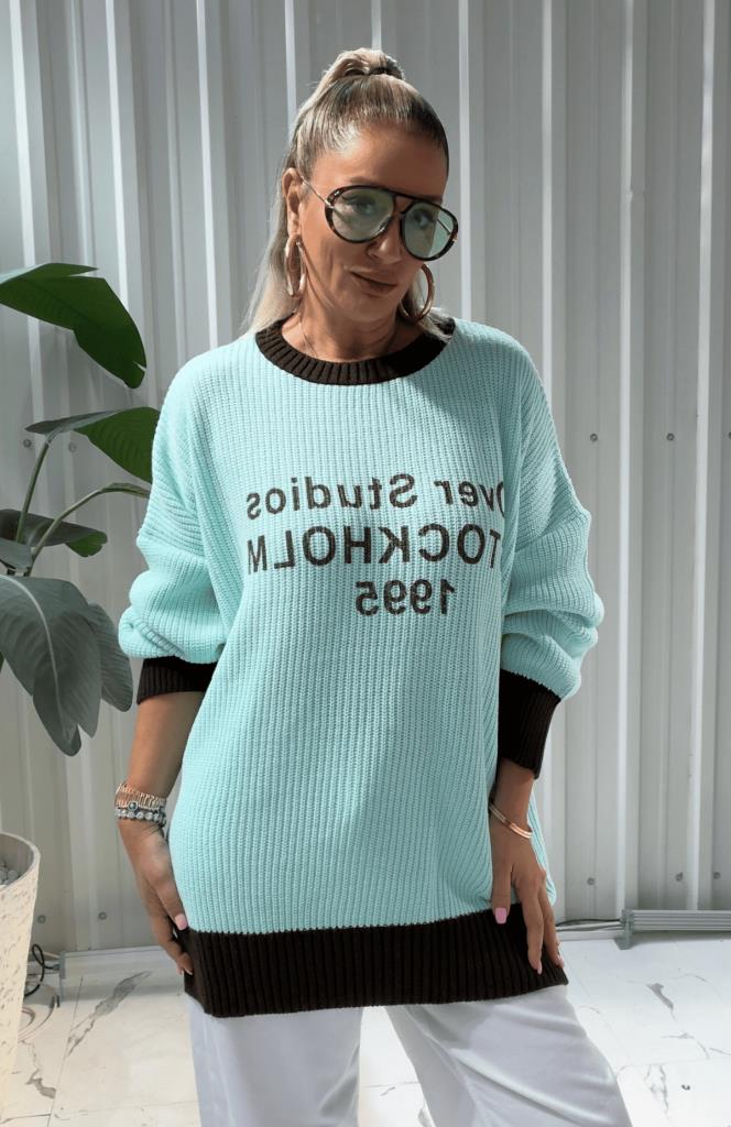 Stokholm Oversize Kazak Turkuaz