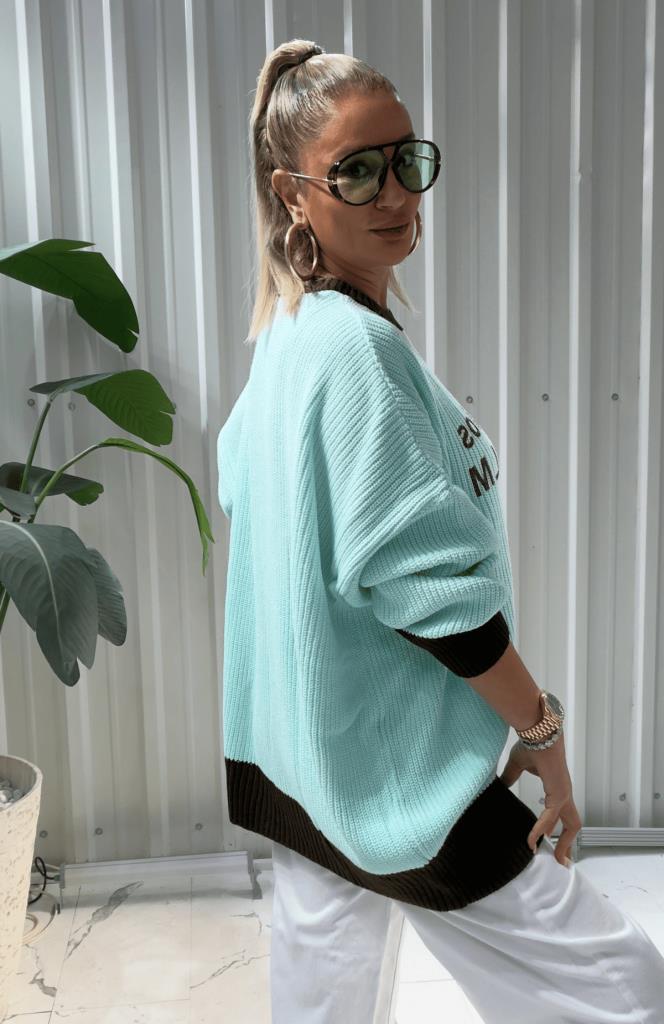 Stokholm Oversize Kazak Turkuaz