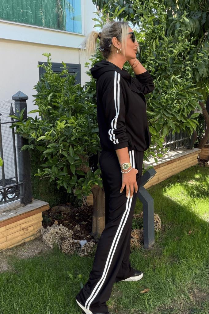 Tyna Modal Ceketli Takım Siyah