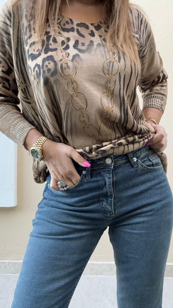 Vonel Tint Rengi Ful Likralı Jeans