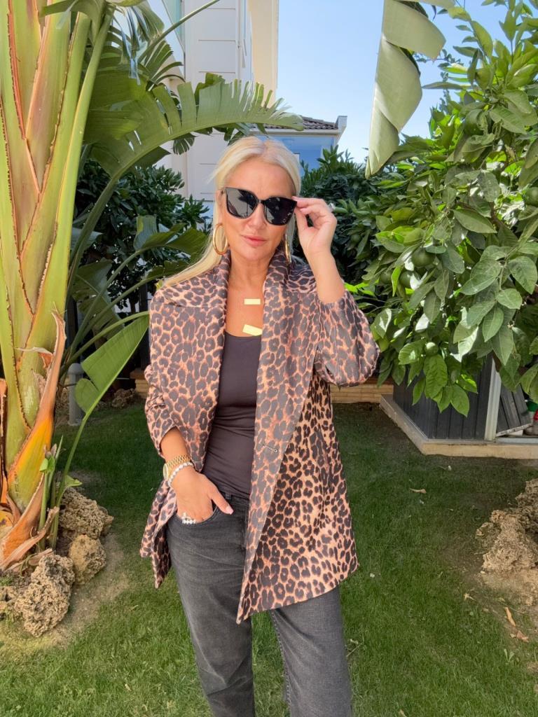 Voser Leopar Ceket