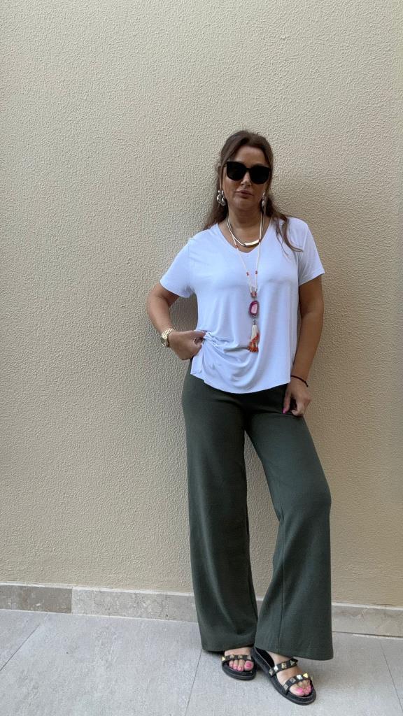 Wick Haki Triko Pantolon