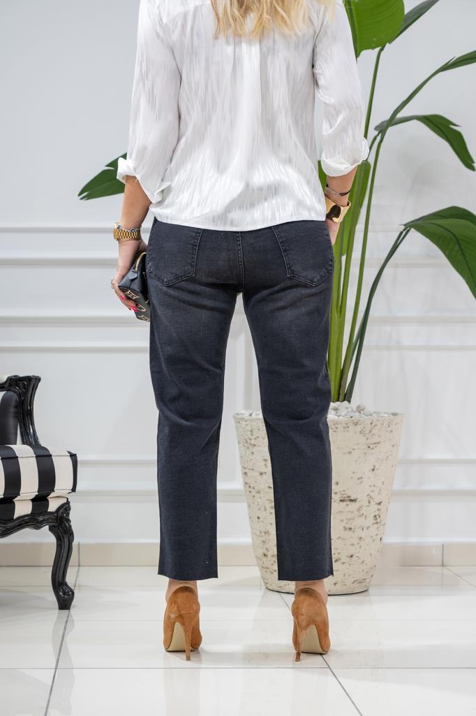 Wiens Kadın Füme Paça Kesik Kot Pantolon