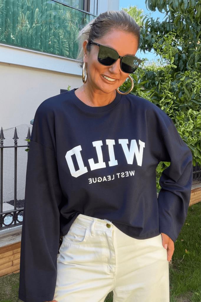 Wild Modal Bluz Lacivert