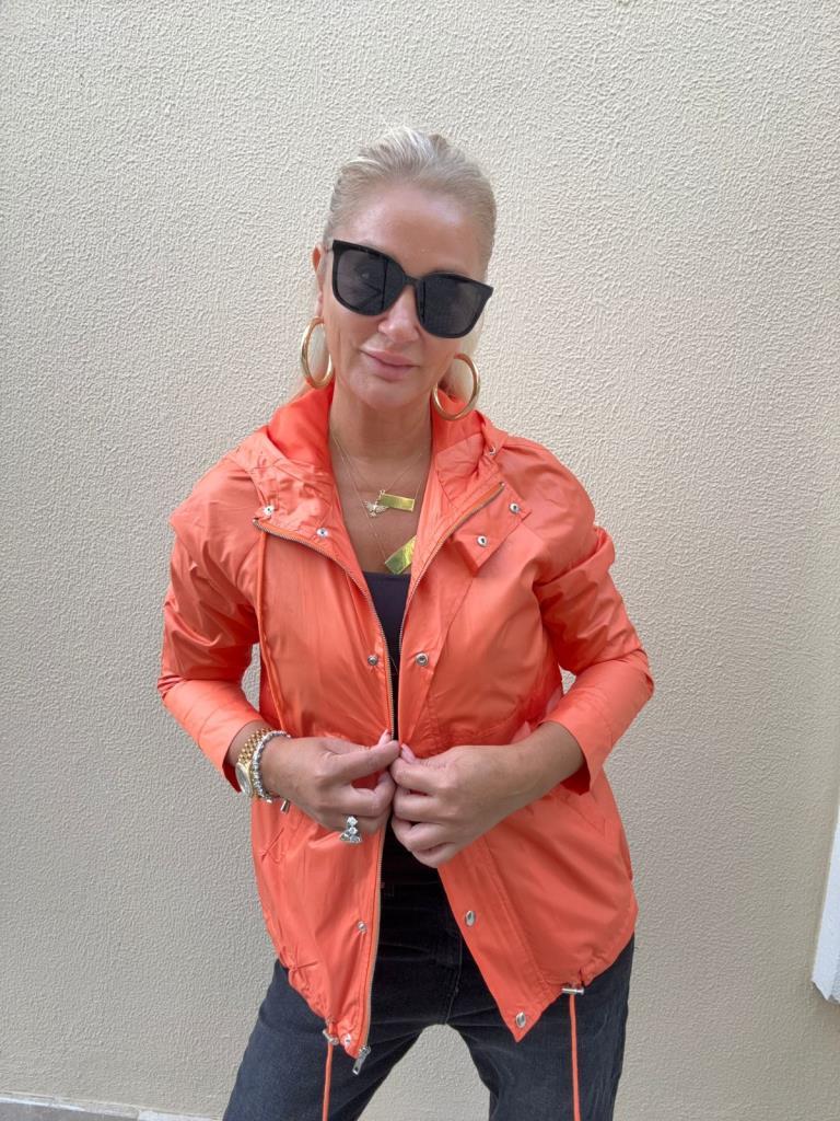 Adrina Oranj Yağmurluk