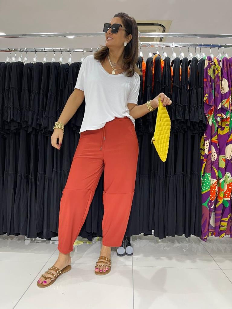 Amon Kadın Kiremit Pantolon