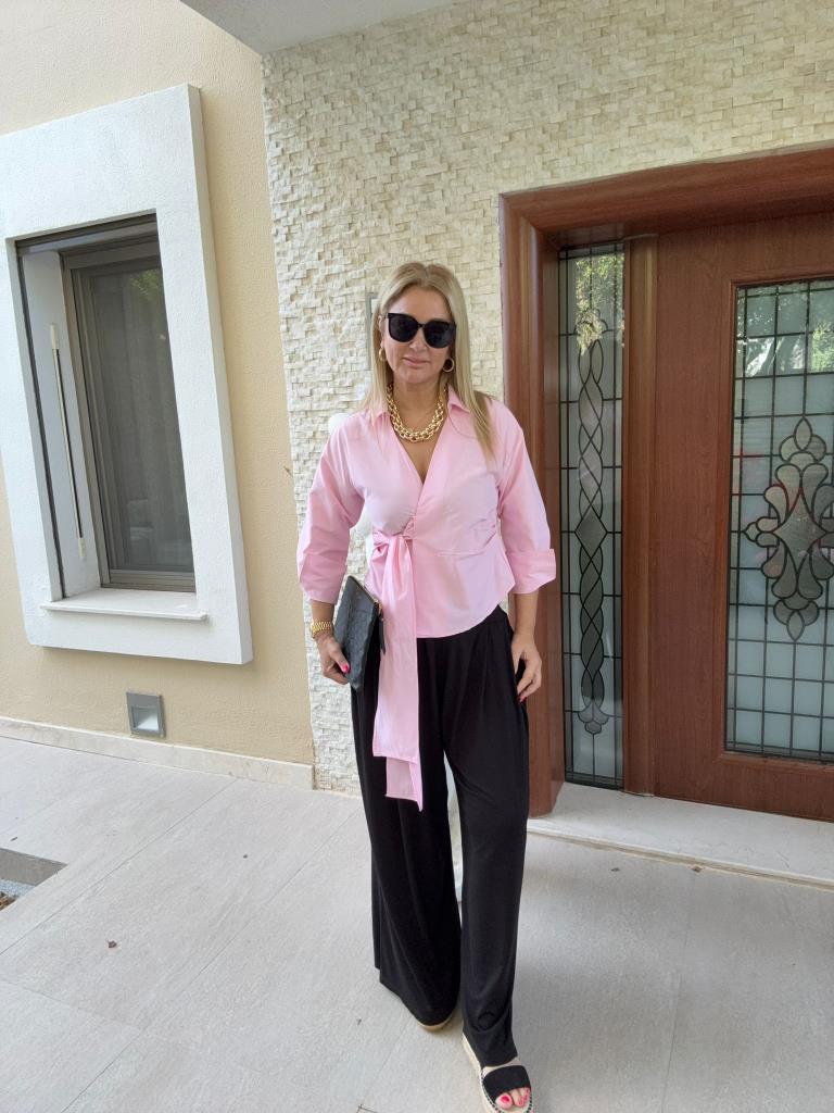 Bewo Siyah Palazzo Pantolon