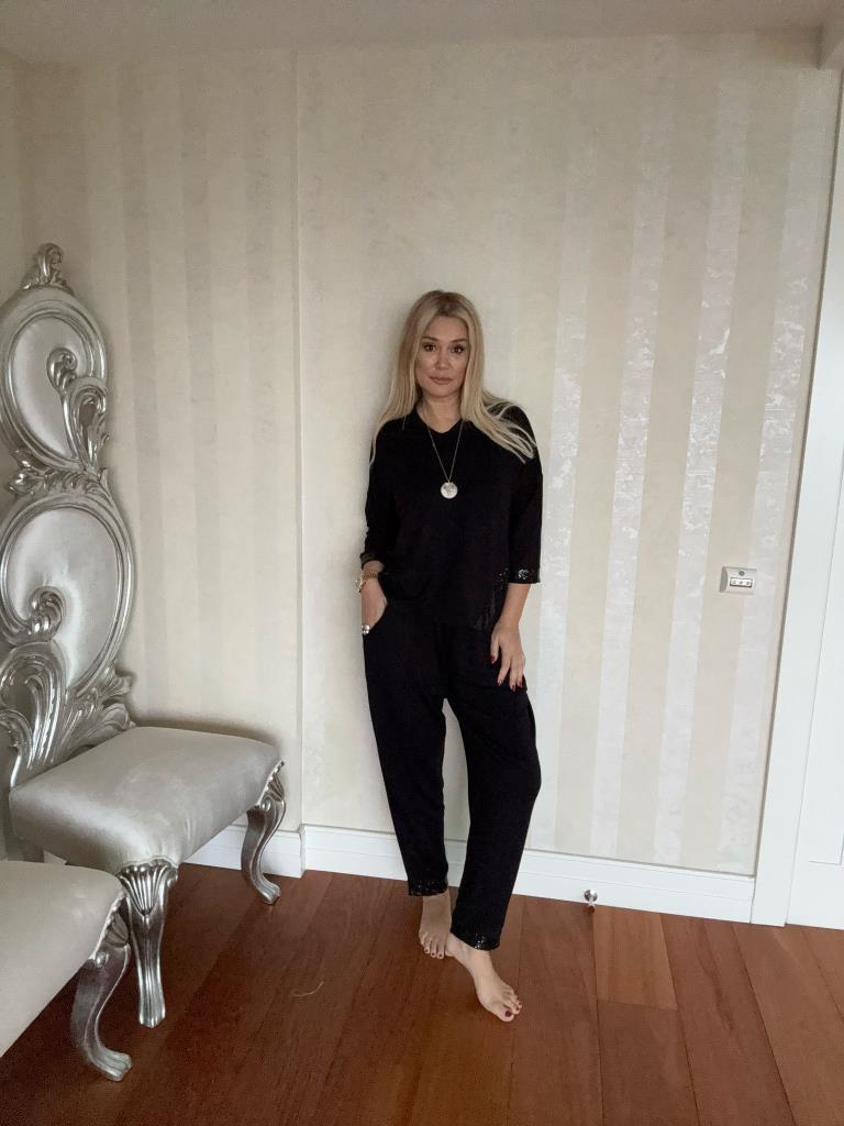 Bracca Siyah Pul Detaylı Takım