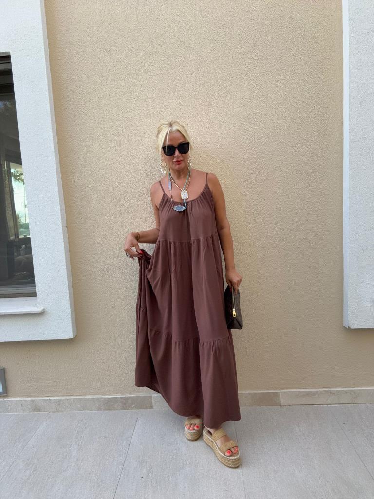 Capy Kahverengi Elbise