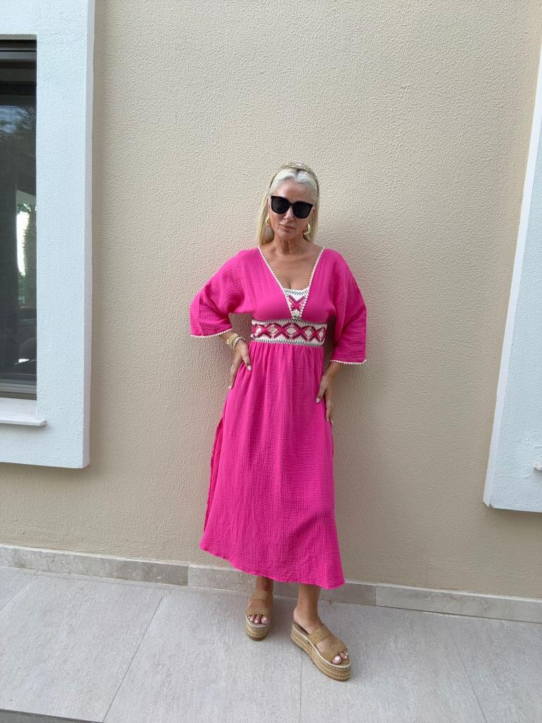 Carioca Kadın Fuşya Elbise
