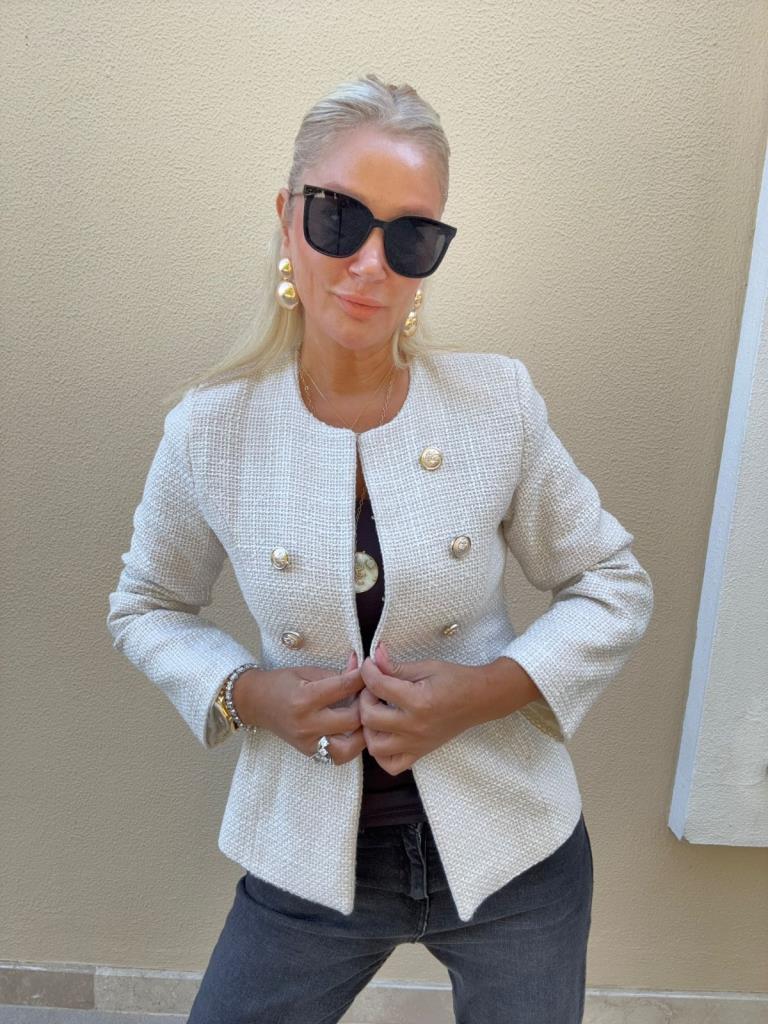 Celca Ekru Blazer