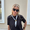 Chic Scarf Siyah Tişört