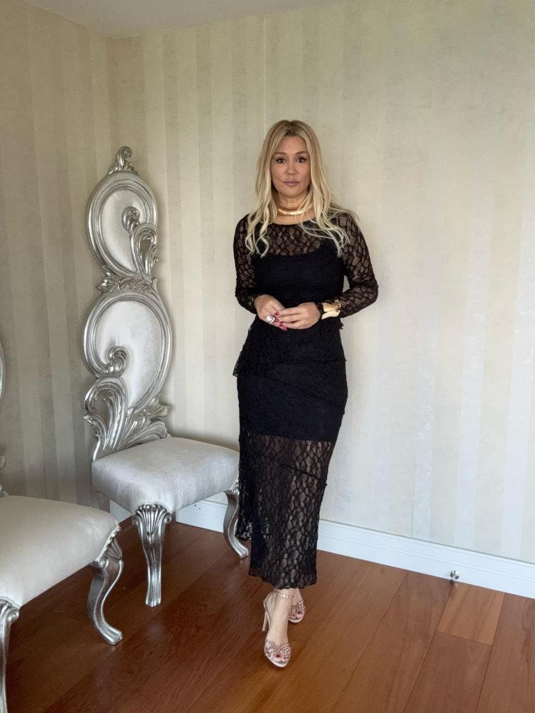 Clasy İthal Siyah Dantel Takım