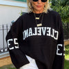 Cleve Örme Oversize Kazak Siyah