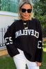 Cleve Örme Oversize Kazak Siyah